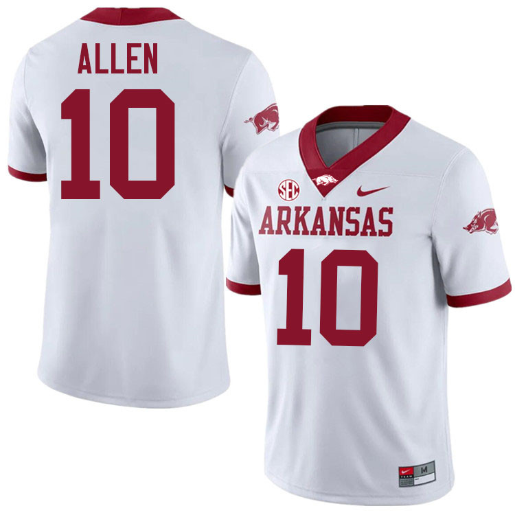 Brandon Allen Arkansas Jersey,Arkansas Razorbacks #10 Brandon Allen Jersey Youth College-White